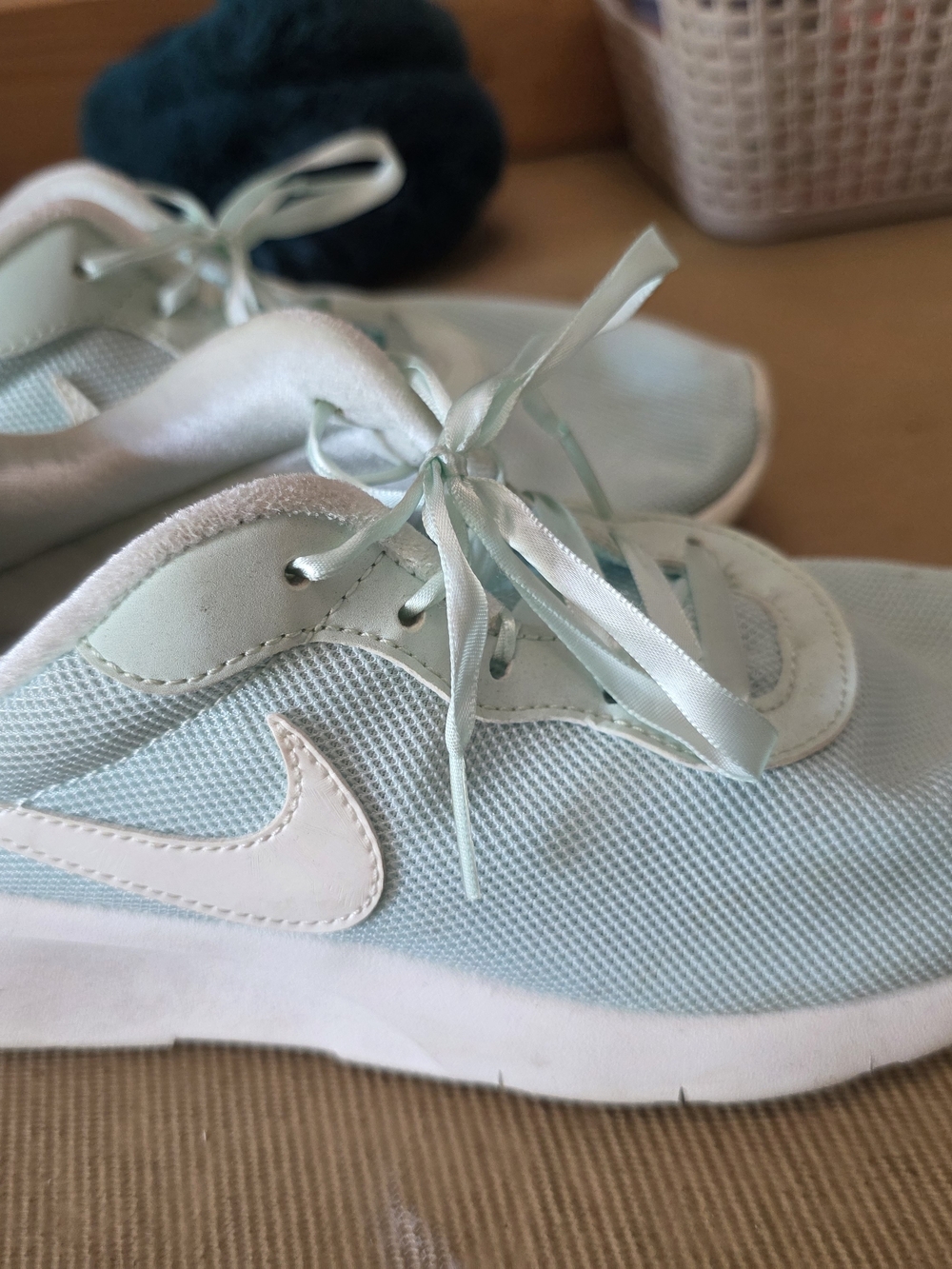 Nike Womans' Light Blue Running Shoes - Breathable Comfort